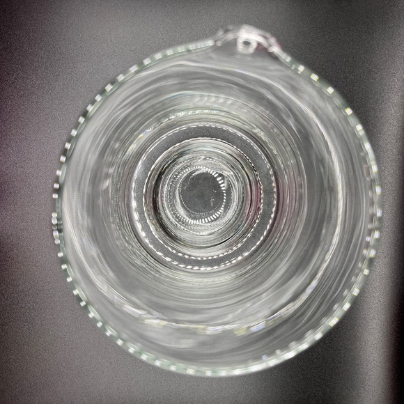 Vintage Princess House Etched Clear Glass Mid-Century Modern Martini Pitcher EUC - Picture 3 of 7